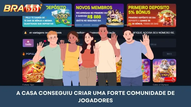 A casa conseguiu criar uma forte comunidade de jogos