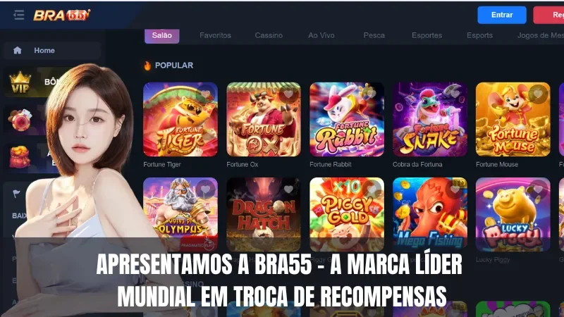 Apresentando o BRA55 – a marca líder mundial em resgate de prêmios