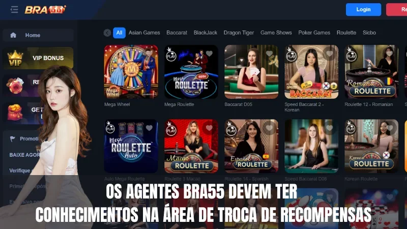 Agentes do BRA 55 devem ter conhecimento na área de troca de recompensas