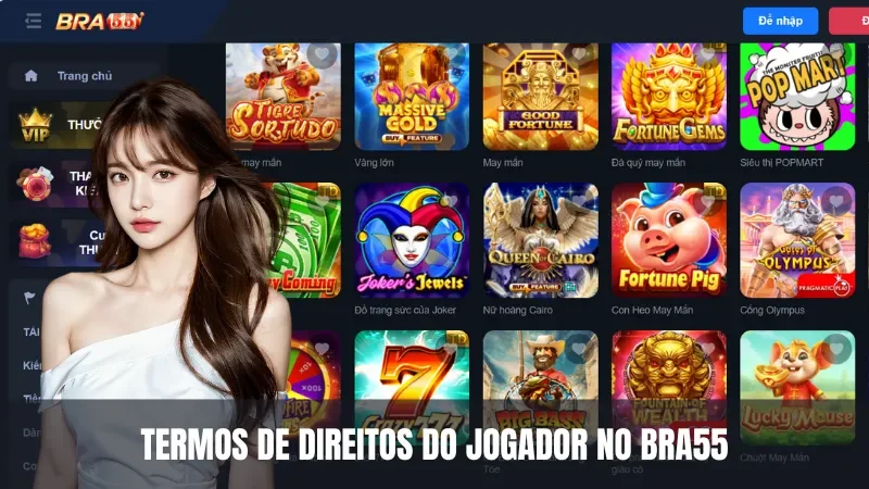 Termos de direitos do jogador na BRA55