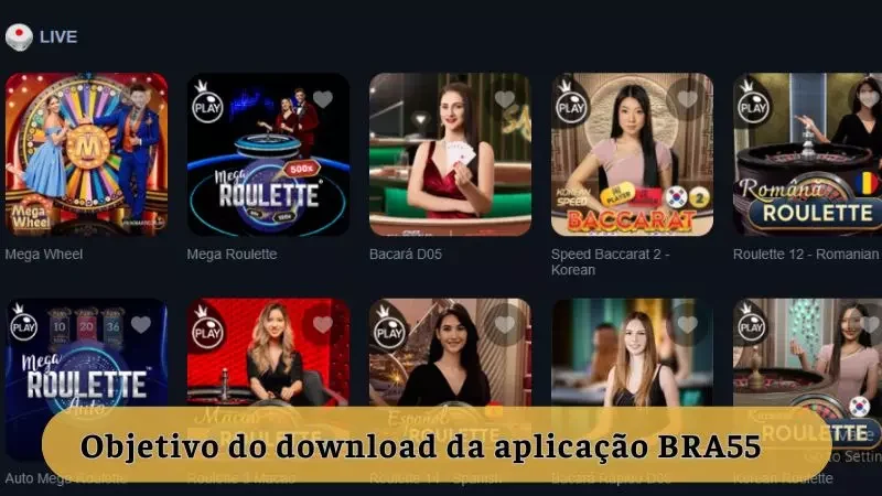 O objetivo de baixar o aplicativo BRA55