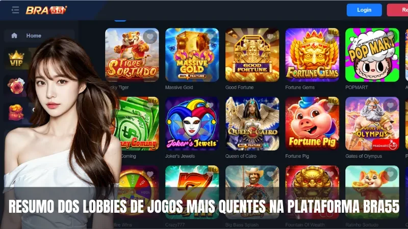 TIntegra o salão de jogos mais badalado da plataforma BRA55