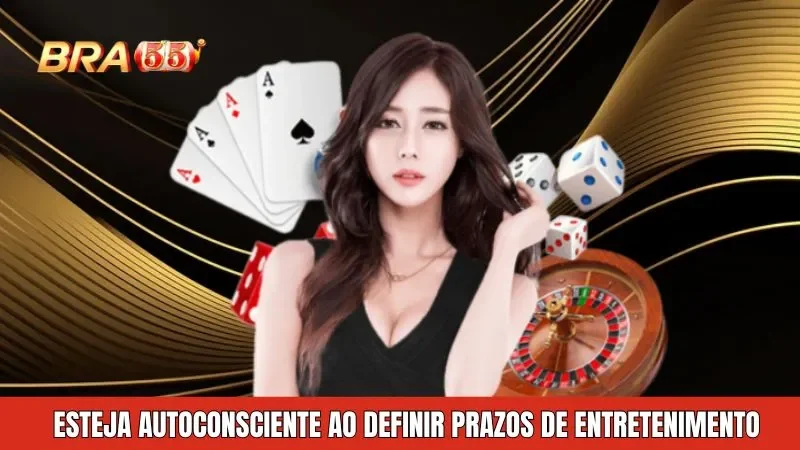 Esteja autoconsciente ao definir um Horário de entretenimento