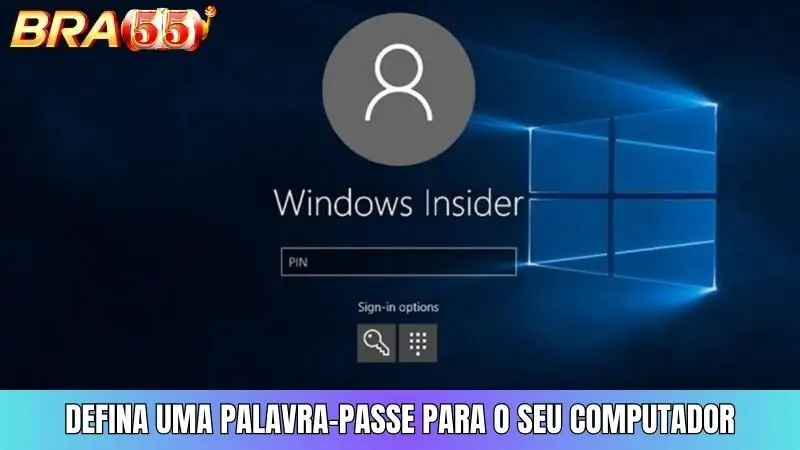 Definir uma senha de computador evita que outras pessoas abram seu computador